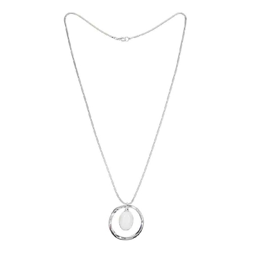 Фото Колье WHITE OPAL Elegia Fiore Luna LN5138 BW/S