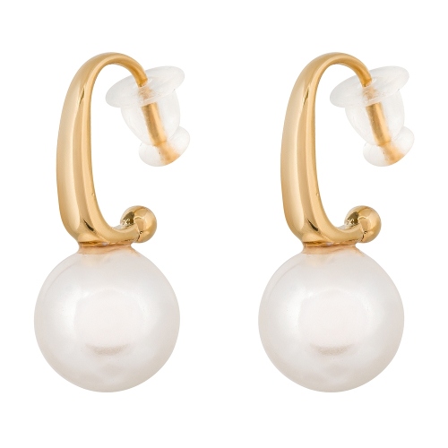 Серьги WHITE PEARL Fiore Luna ABE29654-01 G