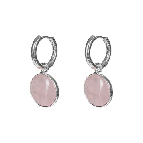 Фото Серьги ROSE QUARTZ Elegia Fiore Luna LE1118 R/S