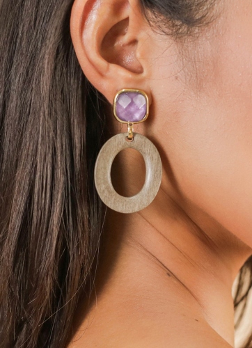 Фото Серьги Lavender Nature Bijoux NB25.1-12-90100