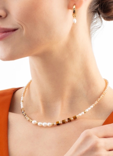 Фото Колье Cosmic Pearls deep gold Coeur de Lion 1135/10-1110