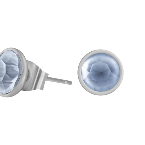 Фото Пусеты Powder Blue Kristal Fiore Luna SWE298 PB S