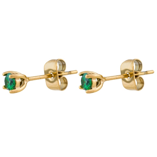 Фото Пусеты GREEN Art Deco Fiore Luna AE03187-8 G/G
