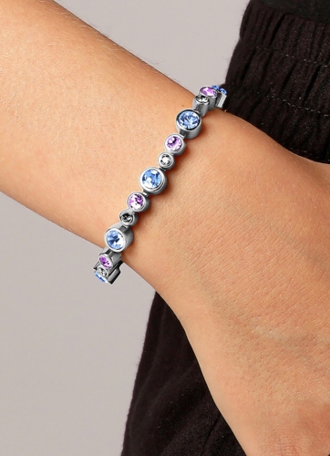 Фото Браслет TERESIA SS LIGHT BLUE/VIOLET Dyrberg Kern 420111 BL/V/S