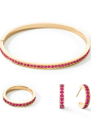 Фото Серьги Pink-Gold Coeur de Lion 0127/21-0416