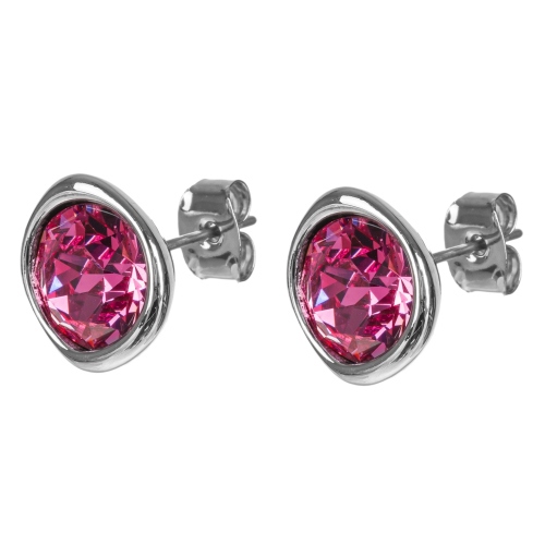 Фото Пусеты Rose Kristal Fiore Luna A1909.M7 R/S