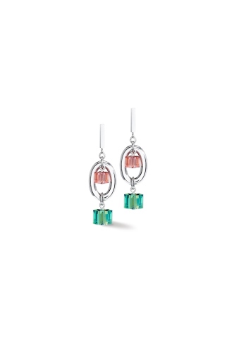 Фото Серьги Multicolor Gemstone Coeur de Lion 4520/21-1561