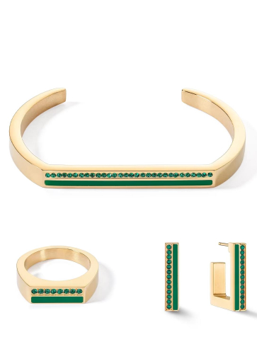 Фото Браслет Dark Green-Gold Coeur de Lion 16 см 0133/32-0549 16