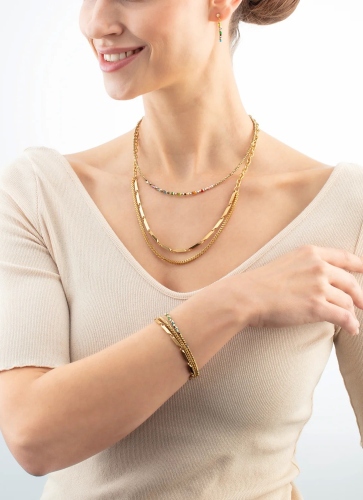 Фото Браслет Multicolour Gold Coeur de Lion 4359/30-1516