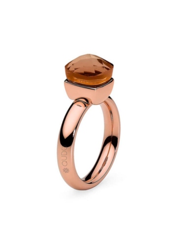 Фото Кольцо Firenze smoked topaz 18 мм Qudo 610766 BR/RG