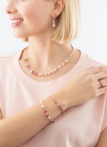 Фото Серьги Pink-Gold Coeur de Lion 0127/21-0416