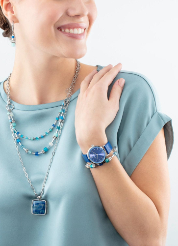 Фото Колье Blue-Silver Coeur de Lion 1201/10-0717