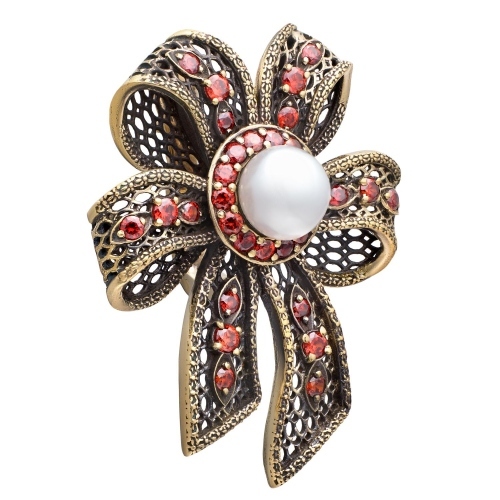 Фото Серьги GALANTE GALANTE Fiore di Firenze OR2257 GRANATO