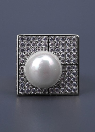 Кольцо Madreperla MP02001033 silver/white