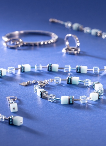 Фото Колье Light Aqua Coeur de Lion 4020/10-2020