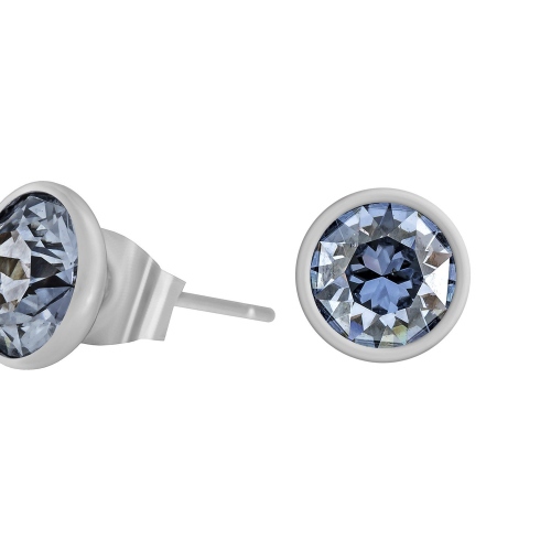 Фото Пусеты Crystal Blue Shade Kristal Fiore Luna SWE297 CBS S