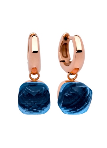 Фото Серьги Firenze dark blue Qudo 300197 BL/RG