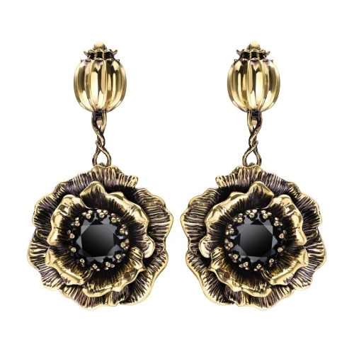 Фото Серьги PAPAVERO Fiore di Firenze OR171021 NERO