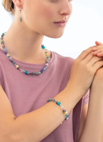 Фото Серьги Multicolour Pastel Silver Coeur de Lion 2838/20-1580