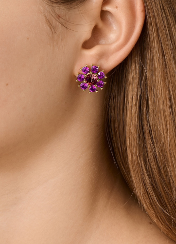 Серьги AUDE SG PINK /WINE Dyrberg Kern 450099