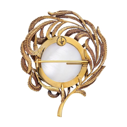 Фото Колье/Брошь Piuma di Fenice Fiore di Firenze CO2907 PEARL
