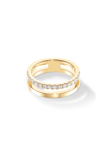 Фото Кольцо Eternal Unity gold-crystal Coeur de Lion 0136/40-1816 60
