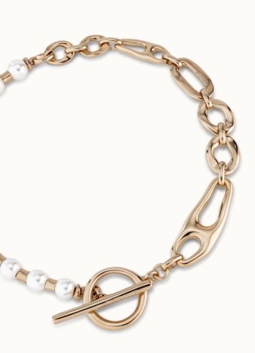 Фото Ожерелье Pearl & Match с золотом UNOde50 COL1841BPLORO0U