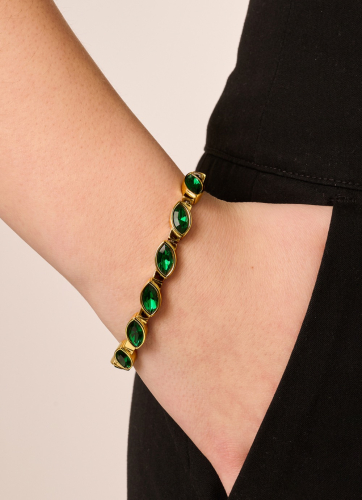 Фото Браслет CELTIS SG EMERALD GREEN Dyrberg Kern 470047