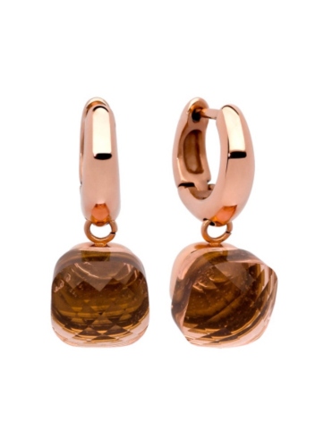 Фото Серьги Firenze smoked topaz Qudo 300146 BR/RG