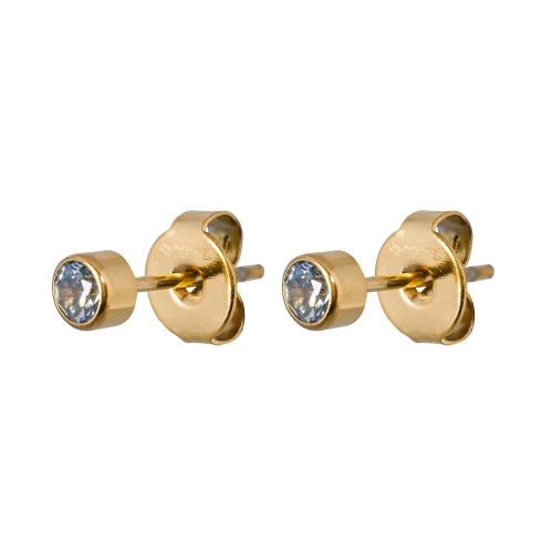 Фото Пусеты Cubic zirconia Ske Blue Fiore Luna Classic SWE0128 SB G