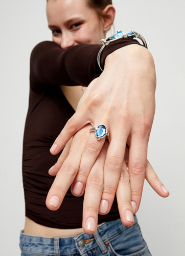 Фото Кольцо Ser Deslumbrante UNOde50 ANI0850AZUMTL15