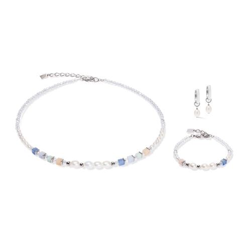 Фото Браслет Cosmic Pearls soft silver Coeur de Lion 1135/30-1522