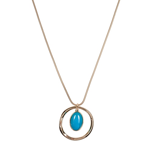 Фото Колье TURQUOISE OPAL Elegia Fiore Luna LN5142 BL/G