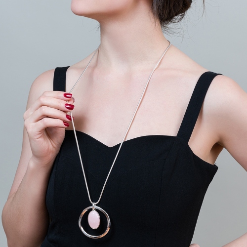 Фото Колье ROSE QUARTZ Elegia Fiore Luna LN5131 R/S