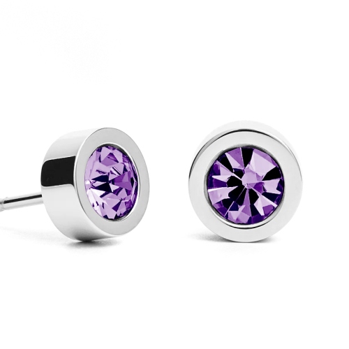 Пусеты Amethyst 6х3 Fiore Luna SWE126 AM S