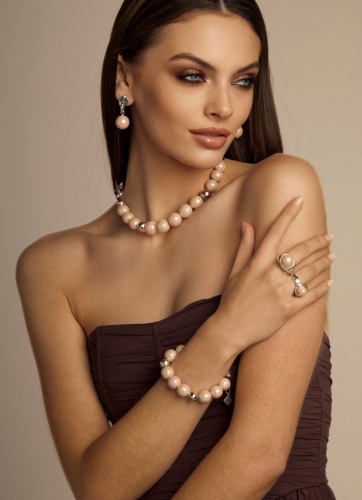 Фото Кольцо 19,5 Pearl VIDDA 01645