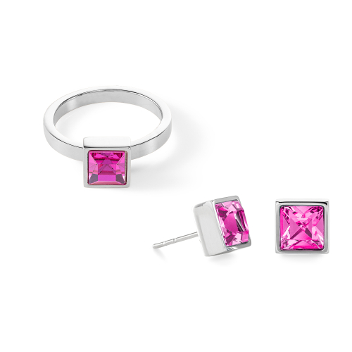 Фото Кольцо Pink Silver Coeur de Lion 0500/40-0417 54