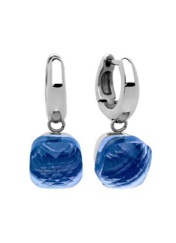 Фото Серьги Firenze light sapphire Qudo 300186 BL/S