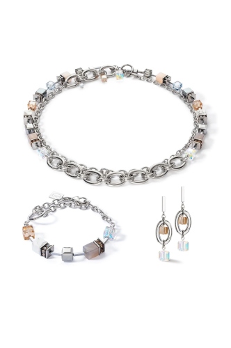 Фото Серьги Grey-Beige Coeur de Lion 4520/21-1210
