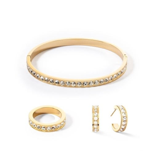Фото Серьги Crystal-Gold Coeur de Lion 0131/21-1816