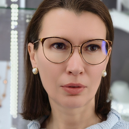 Серьги WHITE PEARL Fiore Luna ACE29685-01 G