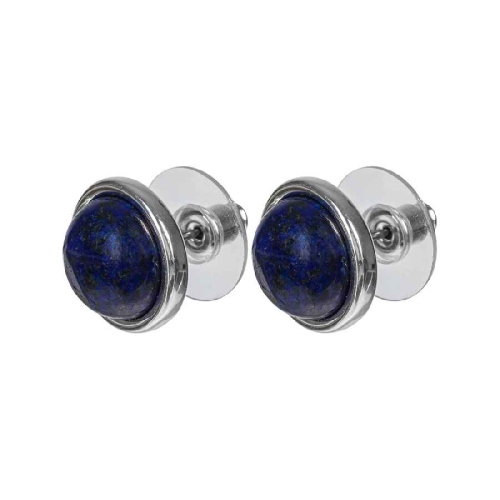 Фото Пусеты NATURAL LAPIS Elegia Fiore Luna LE1106 BL/S