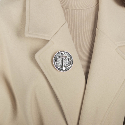 Брошь Якорь