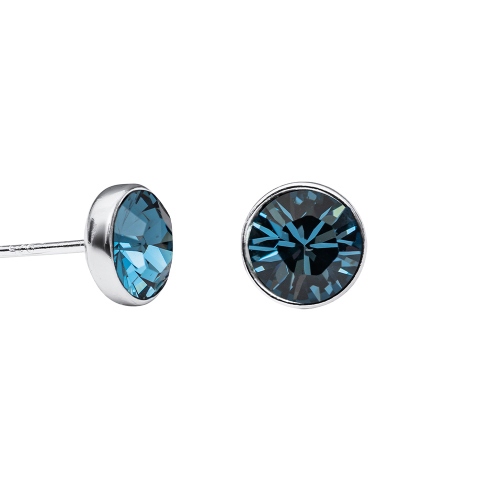 Фото Пусеты Denim Blue Kristal Fiore Luna SWE297 DB S