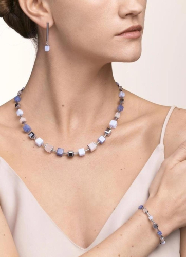 Фото Колье Blue-Beige Coeur de Lion 5059/10-0710