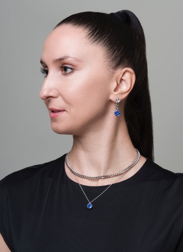 Фото Колье Royal Blue Delite Fiore Luna B2402SW-N01.23 BL/S