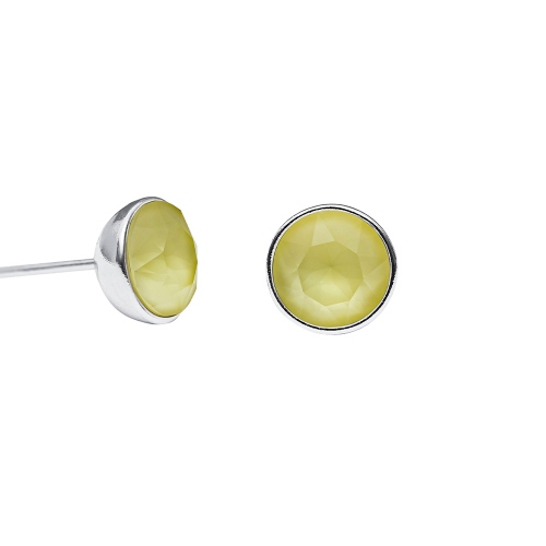 Фото Пусеты Crystal Powder Yellow Kristal Fiore Luna SWE298 CPY S