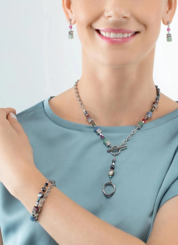 Фото Браслет Multicolour Gemstone Coeur de Lion 4709/30-1561