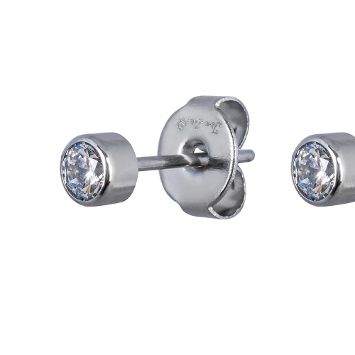 Фото Пусеты Cubic zirconia White Fiore Luna Classic SWE0128 W S