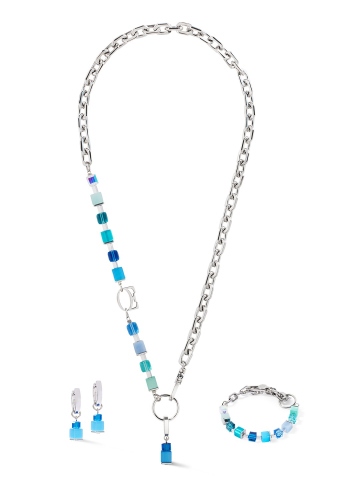 Фото Серьги Blue-Turquoise Coeur de Lion 4712/21-0706